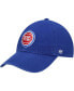Фото #1 товара Men's Blue Detroit Pistons Logo Clean Up Adjustable Hat