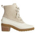 Фото #1 товара Sperry Saltwater Heels Duck Womens Beige Casual Boots STS85829