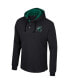 Фото #2 товара Men's Black Michigan State Spartans Affirmative Thermal Hoodie Long Sleeve T-shirt