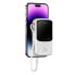 Фото #7 товара Внешний аккумулятор Baseus 10000mAh 20W QC-PD-SCP-FCP с кабелем Lightning для iPhone, белый
