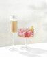 Фото #4 товара Christian Siriano Chroma Iridescent Champagne Flute Glasses
