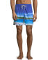 Фото #1 товара Blueport 155058 Men's Exclusive Ibiza/ Beach Print Swim Trunks Size Small