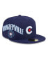 Фото #1 товара Men's Navy Chicago Cubs City Connect Icon 59FIFTY Fitted Hat