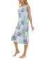 ფოტო #6 პროდუქტის Women's Printed Sleeveless Nightgown