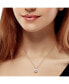 Фото #5 товара Macy's lab-Created Moissanite Pear-Cut 17" Pendant Necklace (3-1/4 ct. t.w.) in 14k White Gold