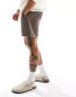 Фото #3 товара Hollister 7inch pull on twill jersey shorts in brown