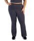 ფოტო #1 პროდუქტის Plus Size High Rise Flared Leggings, Created for Macy's