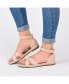 Фото #5 товара Women's Lyddia Espadrille Flat Sandals