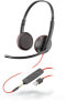 Фото #1 товара Poly Blackwire C3225 - Wired - Office/Call center - 20 - 20000 Hz - 121 g - Headset - Black