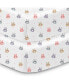 Breathable Baby Cotton Percale Fitted Sheet, For 52" x 28" Crib & Toddler Bed Mattress (2-Pack)