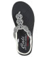 ფოტო #6 პროდუქტის Women's Cali Meditation - Sparkly Fleur Thong Sandals from Finish Line
