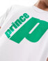 Prince logo front t-shirt in white