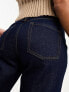 Фото #4 товара River Island straight leg jeans in dark wash blue