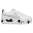 Фото #1 товара Puma Maze Paint Splash Platform Womens White Sneakers Casual Shoes 387143-02