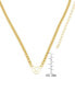 ფოტო #2 პროდუქტის Diamond Accent Heart Adjustable Necklace