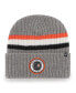 Фото #1 товара Men's Charcoal Philadelphia Flyers Highline Cuffed Knit Hat