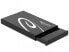 Delock 42611 - HDD/SSD enclosure - 2.5" - Serial ATA III - 6 Gbit/s - Hot-swap - Black - White