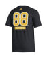 Фото #2 товара Men's David Pastrnak Black Boston Bruins Fresh Name and Number T-shirt