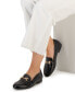 ფოტო #12 პროდუქტის Women's Reese Slip-On Hardware Classic Loafer Flats-Extended sizes 9-14