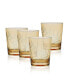 Wildflower 12-oz Double Old Fashioned Glasses 4-Piece Set