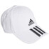 Кепка хлопковая с полосками Adidas Baseball 3 Stripes Cotton Twill Cap 58 см - фото #2