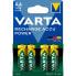 VARTA 56746 Rechargeable Battery 350mAh 4 Units