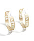 ფოტო #1 პროდუქტის x Baublebar Houston Astros Large Cutout Hoop Earrings