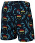 ფოტო #2 პროდუქტის Men's Oh Buoy 2N1 Sunset Crest Printed Volley 5" Swim Shorts