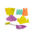 Фото #2 товара COLOR BABY Castle 15 cm With Shovel 39 cm And 4 Accessories In Network beach bucket