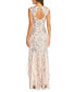 Women's Fleur Sequinned Long A-Line Dress