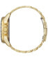 ფოტო #2 პროდუქტის Eco-Drive Men's Chronograph PCAT Gold-Tone Stainless Steel Bracelet Watch 43mm