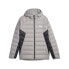 Фото #1 товара Puma Packlite Hooded Down Full Zip Jacket Mens Grey Casual Athletic Outerwear 84
