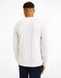 Tommy Hilfiger flag and arm logo long sleeve top in white