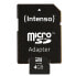 Intenso 4GB MicroSDHC - 4 GB - MicroSDHC - Class 10 - 25 MB/s - Shock resistant - Temperature proof - Waterproof - X-ray proof - Black