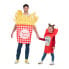 Costume for Adults My Other Me Fried Potatoes (chips) Ketchup One size