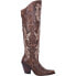 Фото #1 товара Dan Post Boots Jilted Embroidered Snip Toe Cowboy Womens Brown Dress Boots DP37