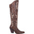 Dan Post Boots Jilted Embroidered Snip Toe Cowboy Womens Brown Dress Boots DP37