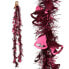 Christmas garland Tinsel Hoods Fuchsia Plastic 12 x 12 x 200 cm (36 Units)