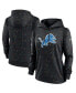 ფოტო #1 პროდუქტის Women's Anthracite Detroit Lions NFL Crucial Catch Therma Pullover Hoodie