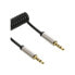 Фото #2 товара InLine Slim Audio Spiral Cable 3.5mm male / male 4-pin Stereo 0.5m