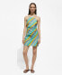 Фото #1 товара Women's Striped Print Halter Dress