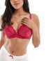 Фото #3 товара Ann Summers new sexy lace non padded fuller bust bra in bright pink