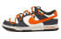 Фото #2 товара 【定制球鞋】 Nike Dunk Low OKHR 做旧 活力 泼墨 海洋 解构风 低帮 板鞋 男款 黑橙米色 / Кроссовки Nike Dunk Low DD1391-100