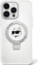 Karl Lagerfeld Karl Lagerfeld KLHMP15XHMRSCHH iPhone 15 Pro Max 6.7" biały/white hardcase Ring Stand Choupette Head MagSafe