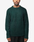 Men's Crewneck Mixed Texture Sweater