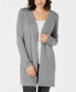 Фото #2 товара Charter Club Women's Petite Textured Open Front Cardigan Cerulean Sky PL