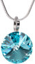 Фото #1 товара Elegant Rivoli Light Turquoise necklace