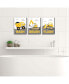 Фото #2 товара Dig It - Construction - Wall Art - 7.5 x 10 in - Set of 3 Signs Wash Brush Flush