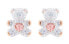 Фото #1 товара Swarovski施华洛世奇 水晶泰迪熊 耳钉 女款 白色 / Swarovski модель 5447445