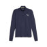 Фото #1 товара Puma Run Favorite Quarter Zip Pullover Mens Blue Casual Tops 52315306